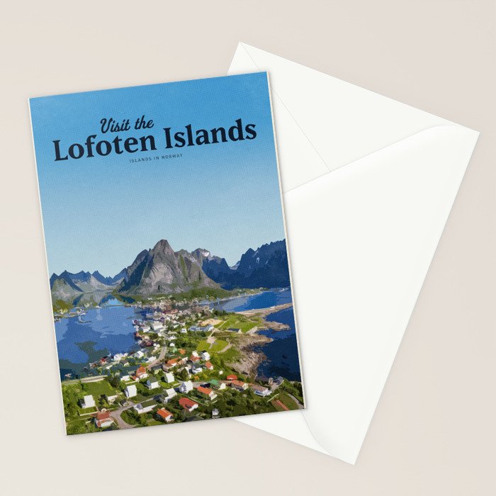 Visit Lofoten Islands Stationery Card Gallery Image 2