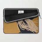 Minimal Abstract Art Woman Portrait 3 Laptop Sleeve Gallery Image 2