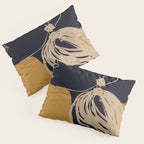 Minimal Abstract Art Woman Portrait 3 Pillow Sham Gallery Image 3