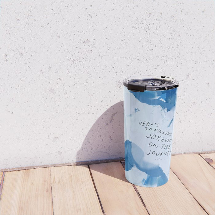 "Here's To Finding Joy, Every Day On The Journey" Travel Mug Gallery Image 4