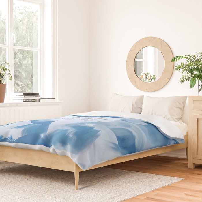 "Here's To Finding Joy, Every Day On The Journey" Duvet Cover Gallery Image 2