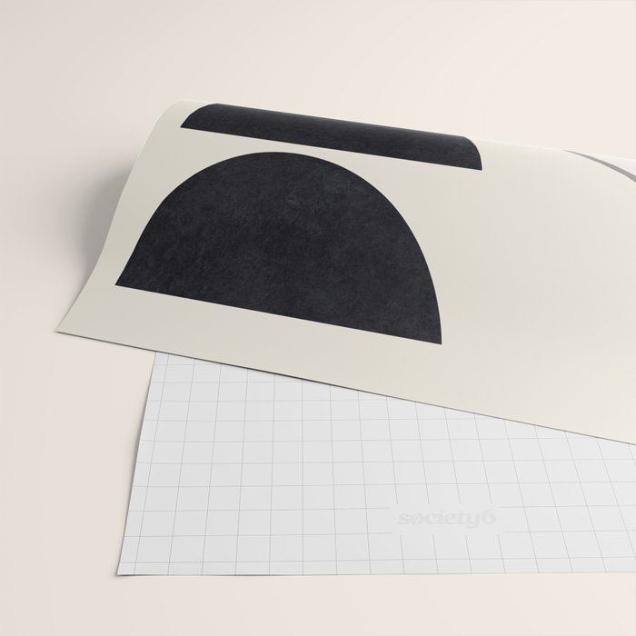 Modern Abstract Minimal Shapes 221 Wrapping Paper Gallery Image 2