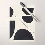 Modern Abstract Minimal Shapes 221 Wrapping Paper Gallery Image 1