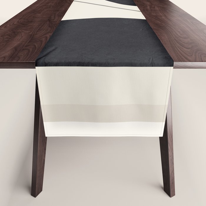 Modern Abstract Minimal Shapes 221 Table Runner Gallery Image 1