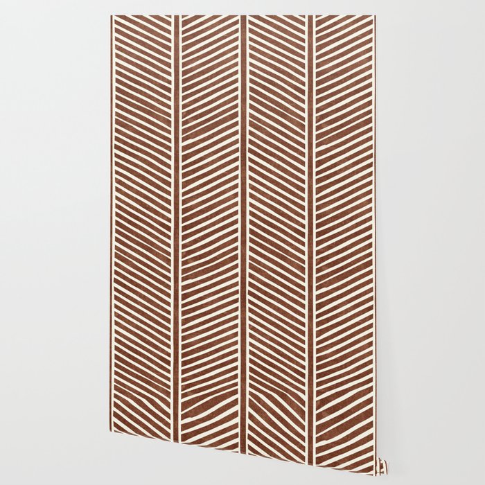 Organic Chevron on Brandywine Wallpaper Gallery Image 2