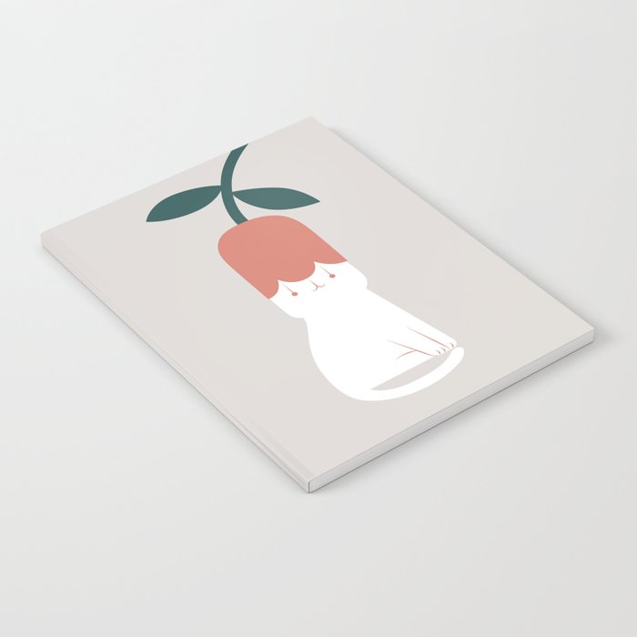Cat and Plants: Flower Fragrance  Notebook Gallery Image 2