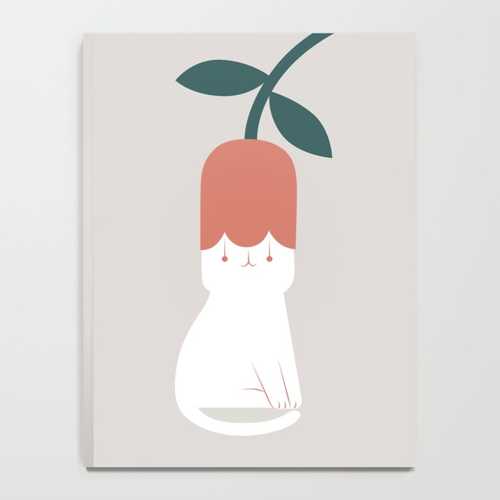 Cat and Plants: Flower Fragrance  Notebook Gallery Image 4