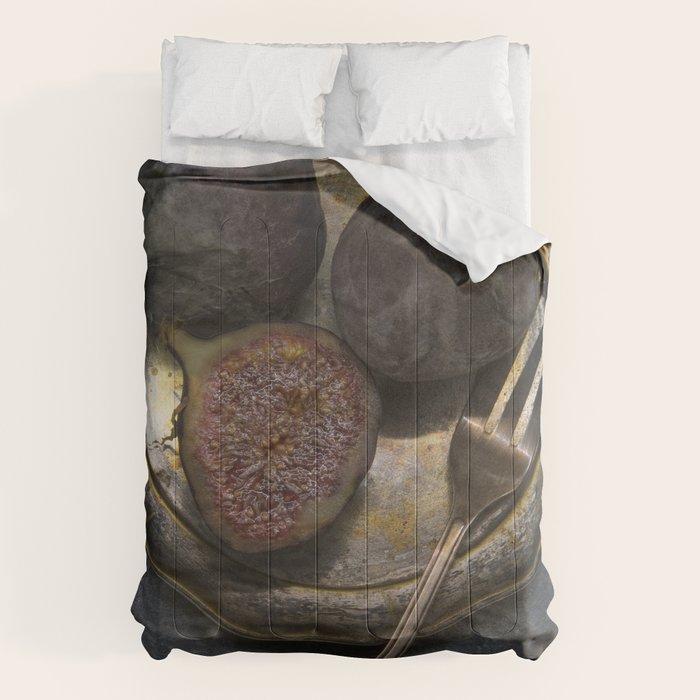 Still life with rotten figs Comforter Gallery Image 6