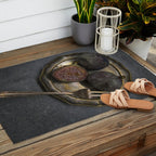 Still life with rotten figs Outdoor Rug Gallery Image 2