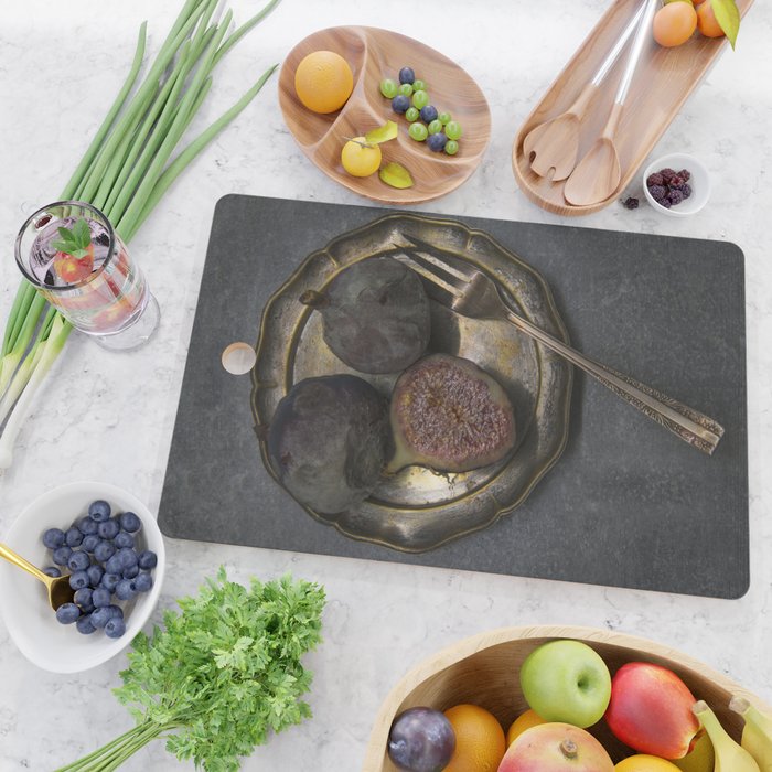 Still life with rotten figs Cutting Board Gallery Image 2