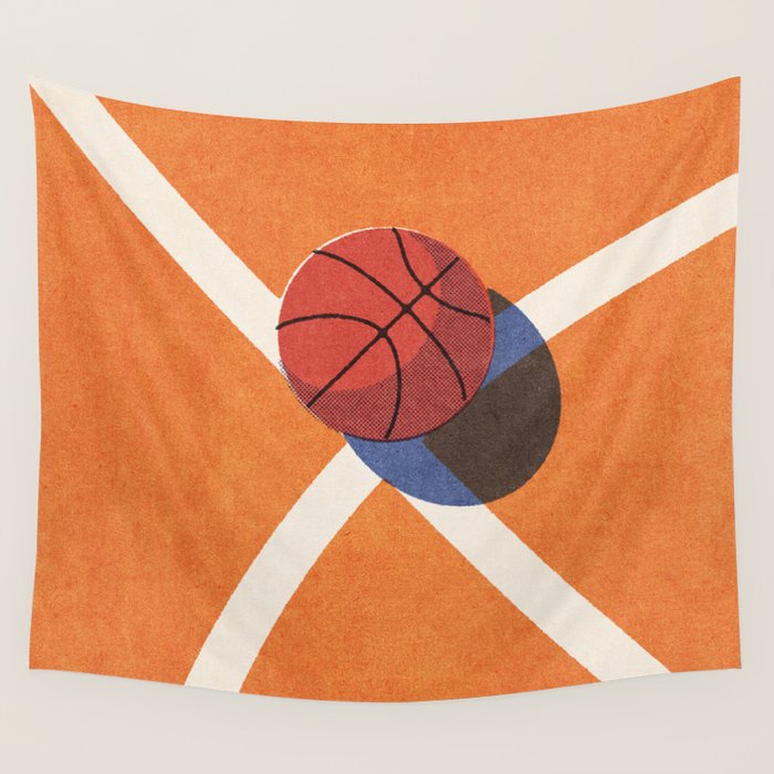 BALLS / Basketball - indoor I Wall Tapestry Gallery Image 4