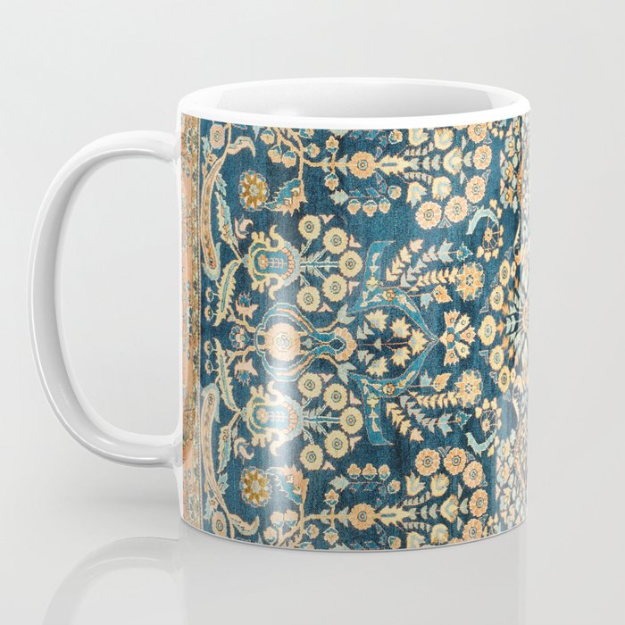 Sarouk  Antique West Persian Rug Print Coffee Mug Gallery Image 3