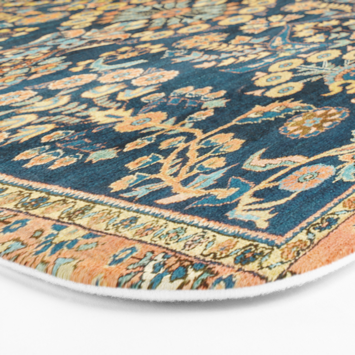Sarouk  Antique West Persian Rug Print Bath Mat Gallery Image 3
