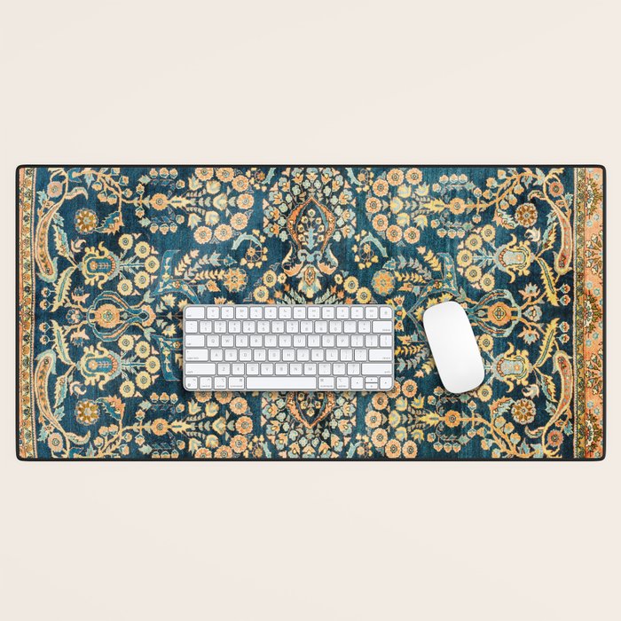 Sarouk  Antique West Persian Rug Print Desk Mat Gallery Image 1