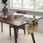 Sarouk  Antique West Persian Rug Print Table Runner Gallery Image 2