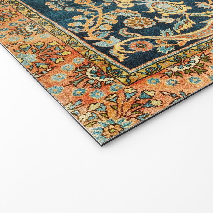 Sarouk  Antique West Persian Rug Print Welcome Mat Gallery Image 2