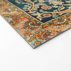 Sarouk  Antique West Persian Rug Print Welcome Mat Gallery Image 2