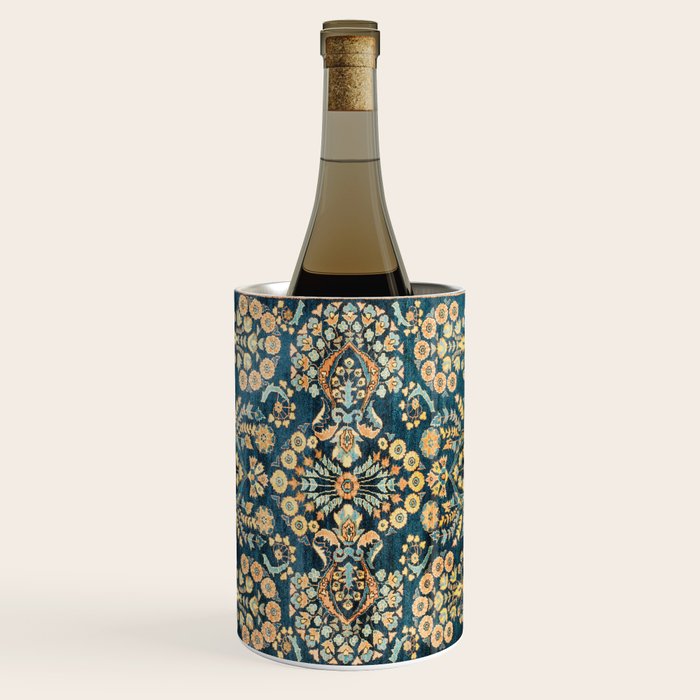 Sarouk  Antique West Persian Rug Print Wine Chiller Gallery Image 1