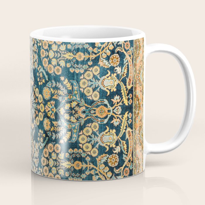 Sarouk  Antique West Persian Rug Print Coffee Mug Gallery Image 1