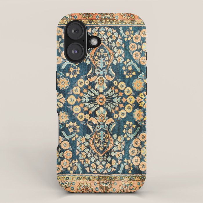 Sarouk  Antique West Persian Rug Print iPhone Case Gallery Image 1