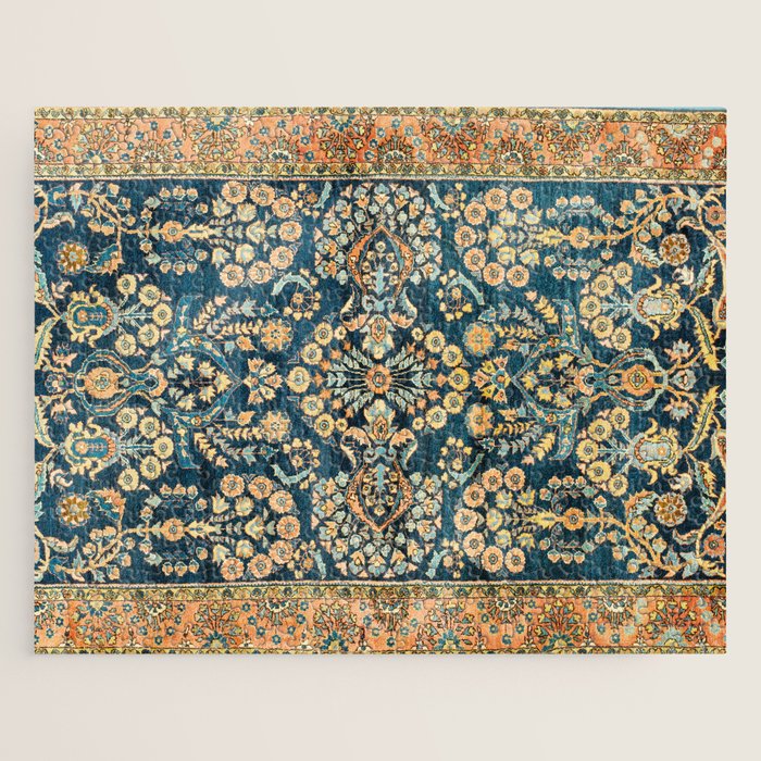 Sarouk  Antique West Persian Rug Print Jigsaw Puzzle Gallery Image 1