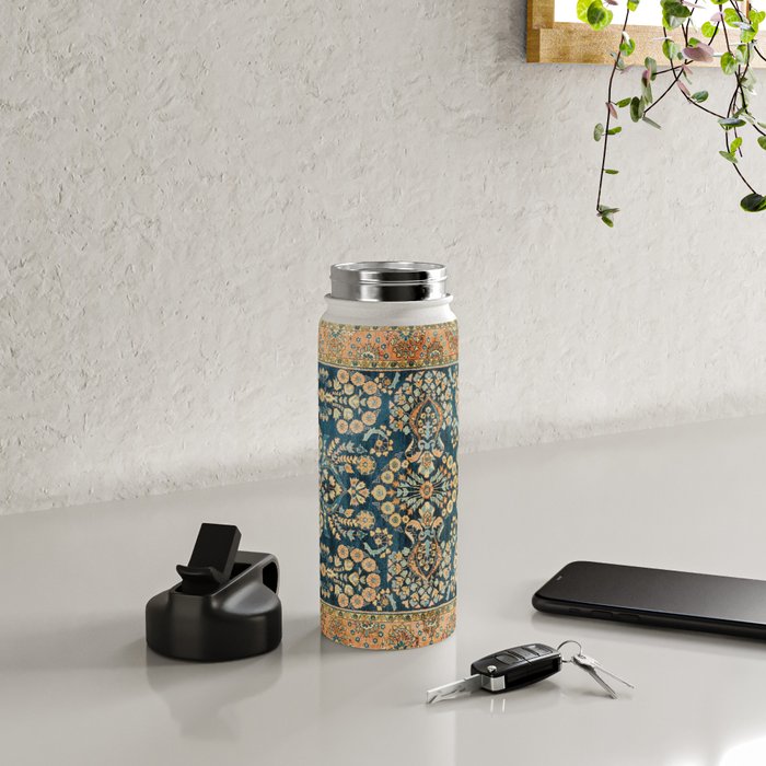 Sarouk  Antique West Persian Rug Print Water Bottle Gallery Image 4