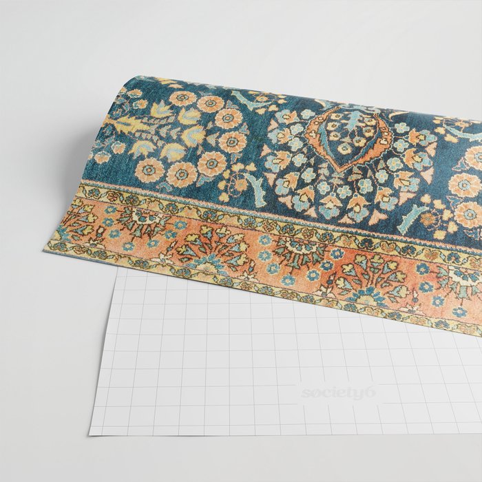 Sarouk  Antique West Persian Rug Print Wrapping Paper Gallery Image 2