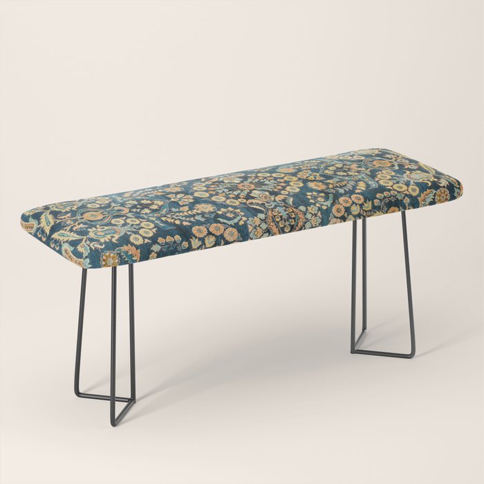 Sarouk  Antique West Persian Rug Print Bench Gallery Image 1