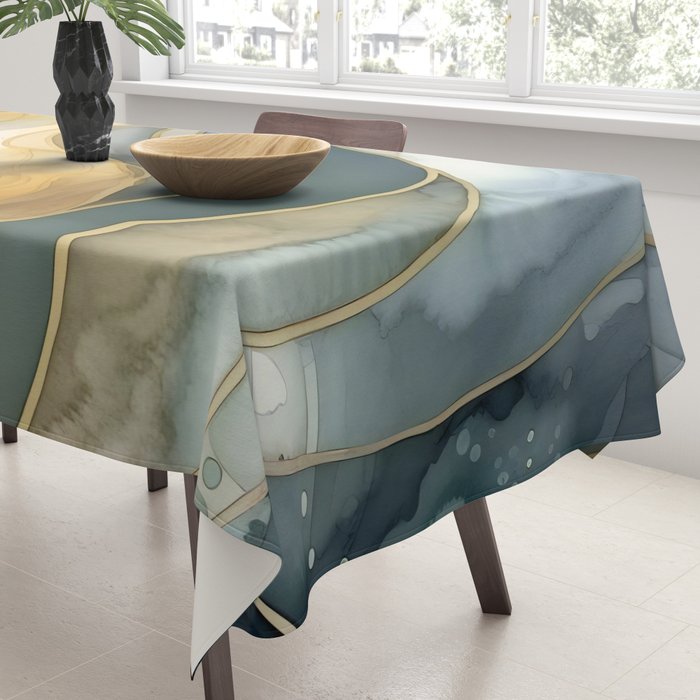 Ocean Nautical Serenade Tablecloth Gallery Image 3