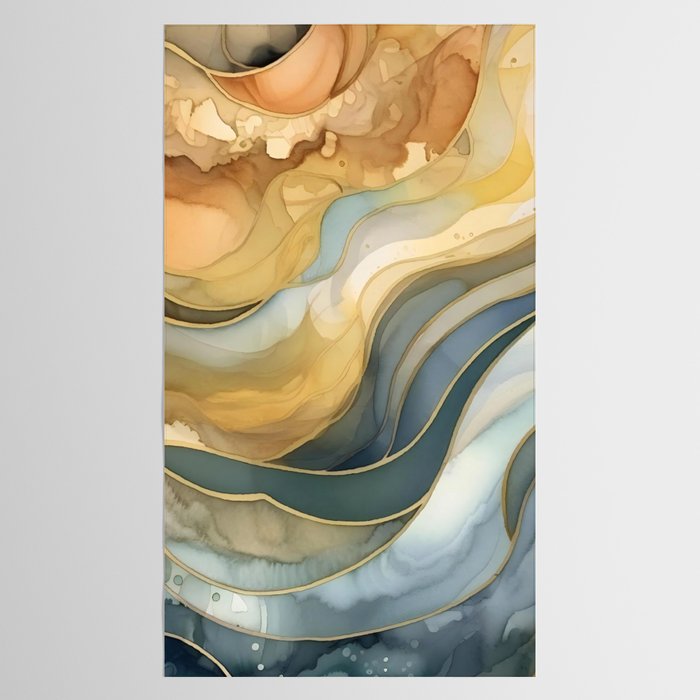 Ocean Nautical Serenade Tablecloth Gallery Image 2