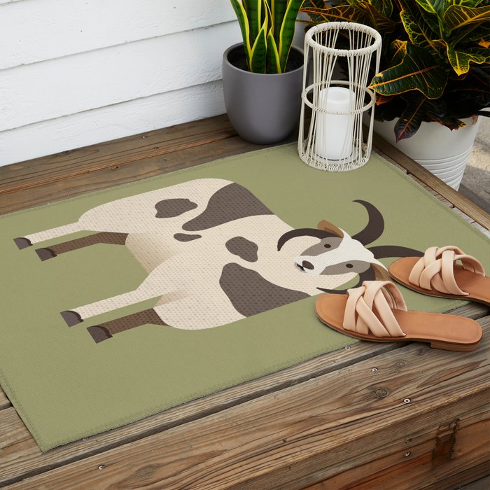 Whimsy Jacob Sheep Outdoor Rug Gallery Image 2