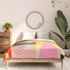 Happy Geometric Vibes Comforter Gallery Image 3