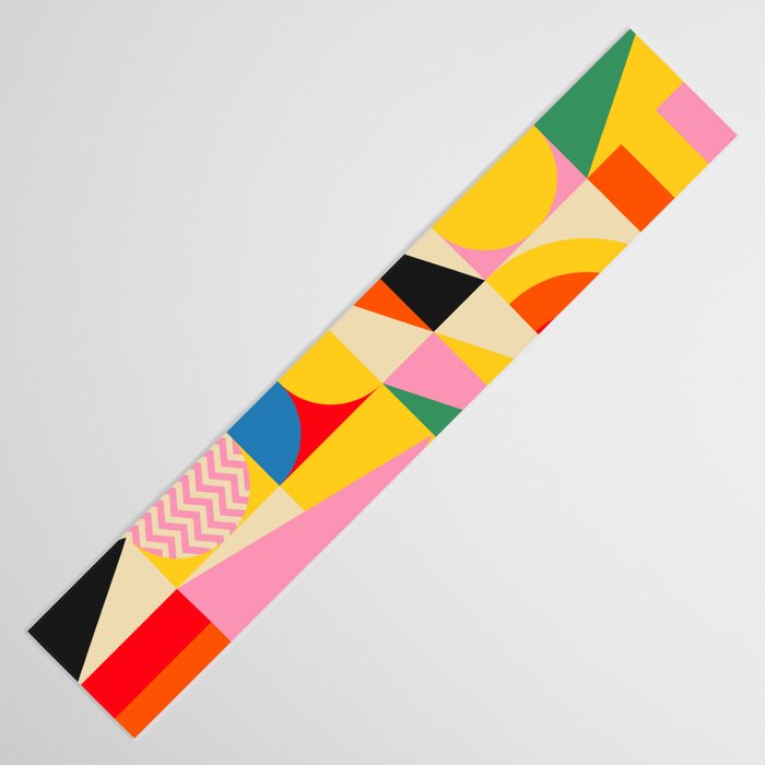 Happy Geometric Vibes Table Runner Gallery Image 3