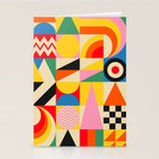 Happy Geometric Vibes Stationery Card Gallery Image 2