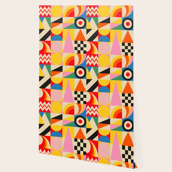 Happy Geometric Vibes Wallpaper Gallery Image 2