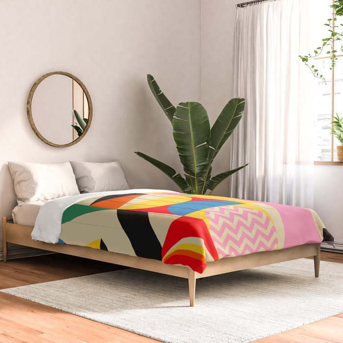 Happy Geometric Vibes Comforter Gallery Image 2