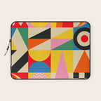 Happy Geometric Vibes Laptop Sleeve Gallery Image 1
