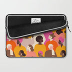 Female diverse faces pink Laptop Sleeve Gallery Image 2