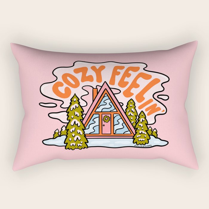 Cozy Feelin' Rectangular Pillow Gallery Image 1