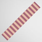 Dusty Rose Striped Table Runner Gallery Image 3