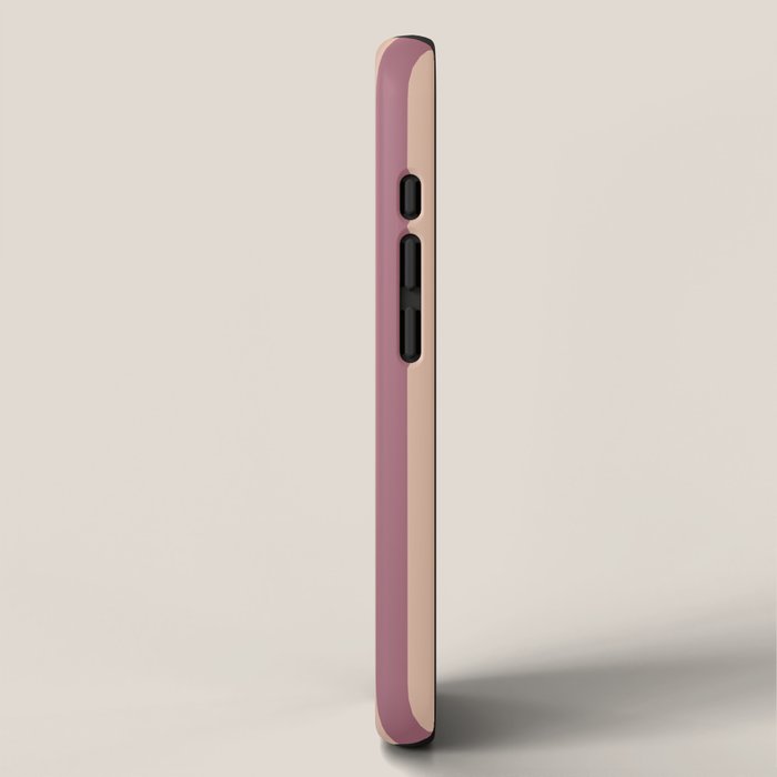 Dusty Rose Striped iPhone Case Gallery Image 2