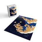 Shiba Inu The Great Wave in Night Jigsaw Puzzle Gallery Image 2