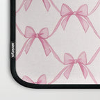 Coquette Aesthetic Pastel Pink Bows Cute Balletcore Joy of Together Laptop Sleeve Gallery Image 3