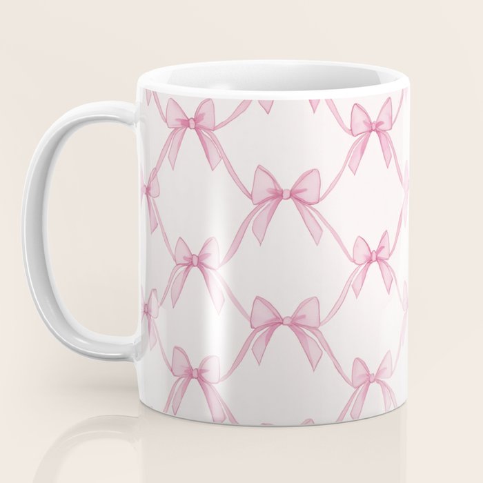 Coquette Aesthetic Pastel Pink Bows Cute Balletcore Joy of Together Coffee Mug Gallery Image 3