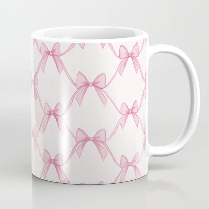 Coquette Aesthetic Pastel Pink Bows Cute Balletcore Joy of Together Coffee Mug Gallery Image 1