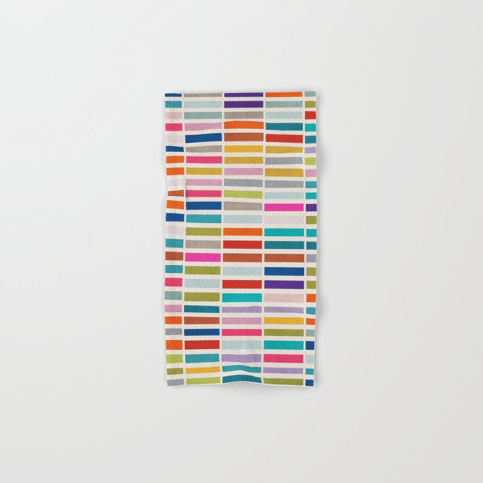 Mosaic Tiles Geometric Colorful Artwork Bath Towel Gallery Image 1