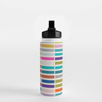Mosaic Tiles Geometric Colorful Artwork Water Bottle Gallery Image 2