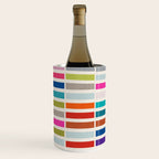 Mosaic Tiles Geometric Colorful Artwork Wine Chiller Gallery Image 1