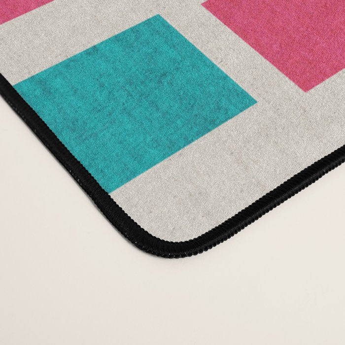 Mosaic Tiles Geometric Colorful Artwork Desk Mat Gallery Image 4