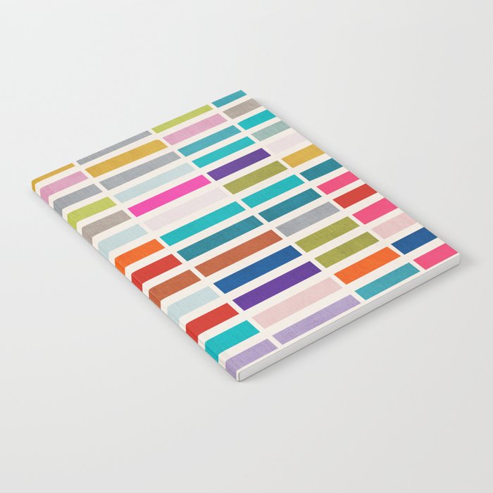 Mosaic Tiles Geometric Colorful Artwork Notebook Gallery Image 1
